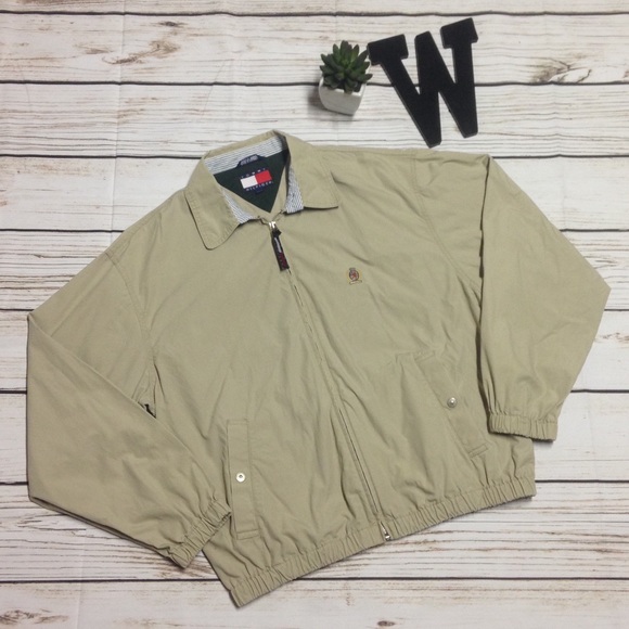 tommy hilfiger khaki coat